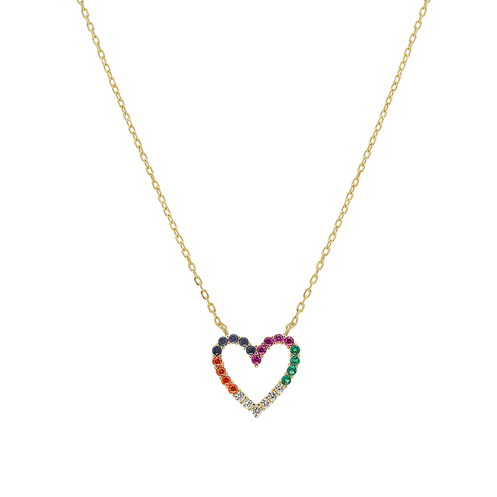 OWO JEWELRY HEART MULTICOLOR lifestyle