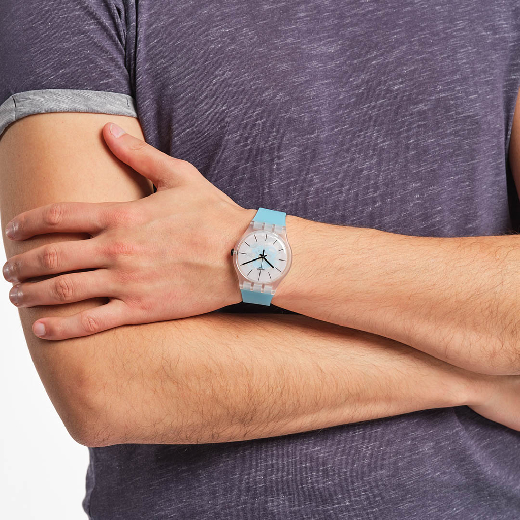 SWATCH BLUE DAZE lifestyle