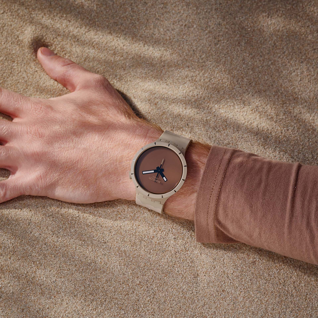 SWATCH BIG BOLD BIOCERAMIC DESERT lifestyle