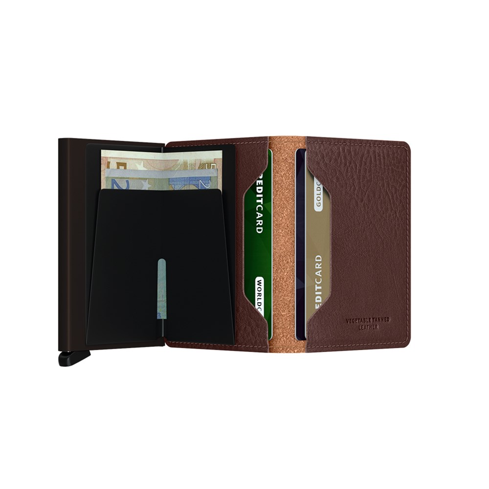 SECRID Slimwallet Veg Espresso-Brown