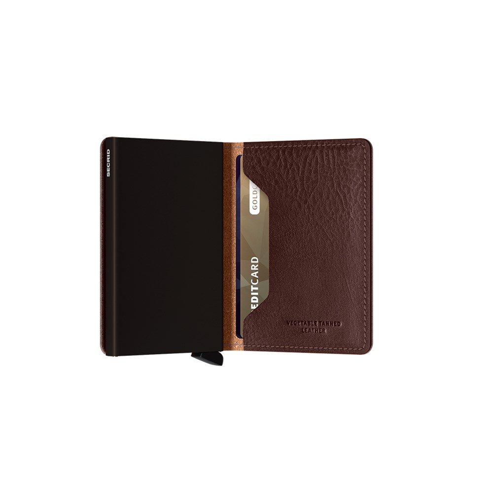 SECRID Slimwallet Veg Espresso-Brown