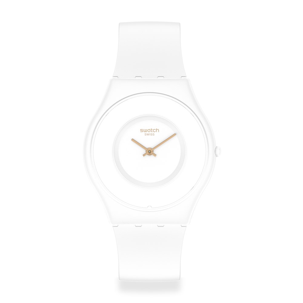 SWATCH TICK DIFFERENT BLANCA