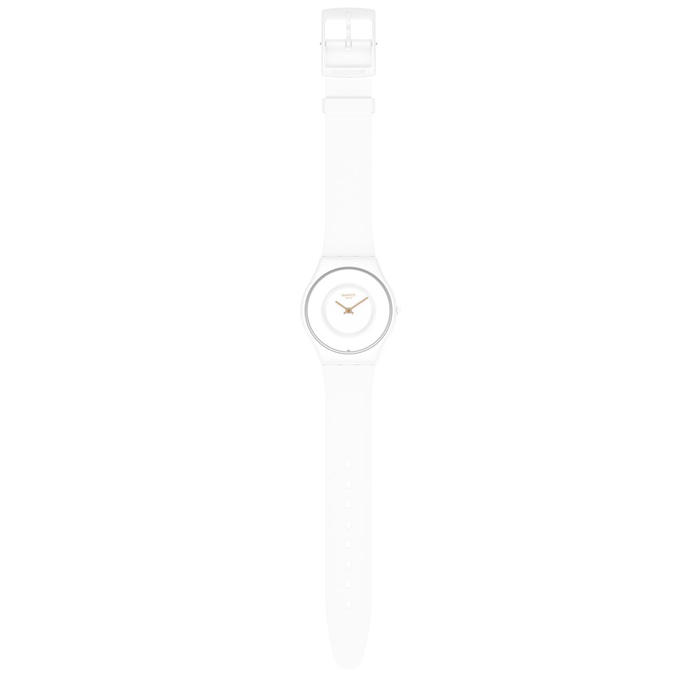 SWATCH TICK DIFFERENT BLANCA