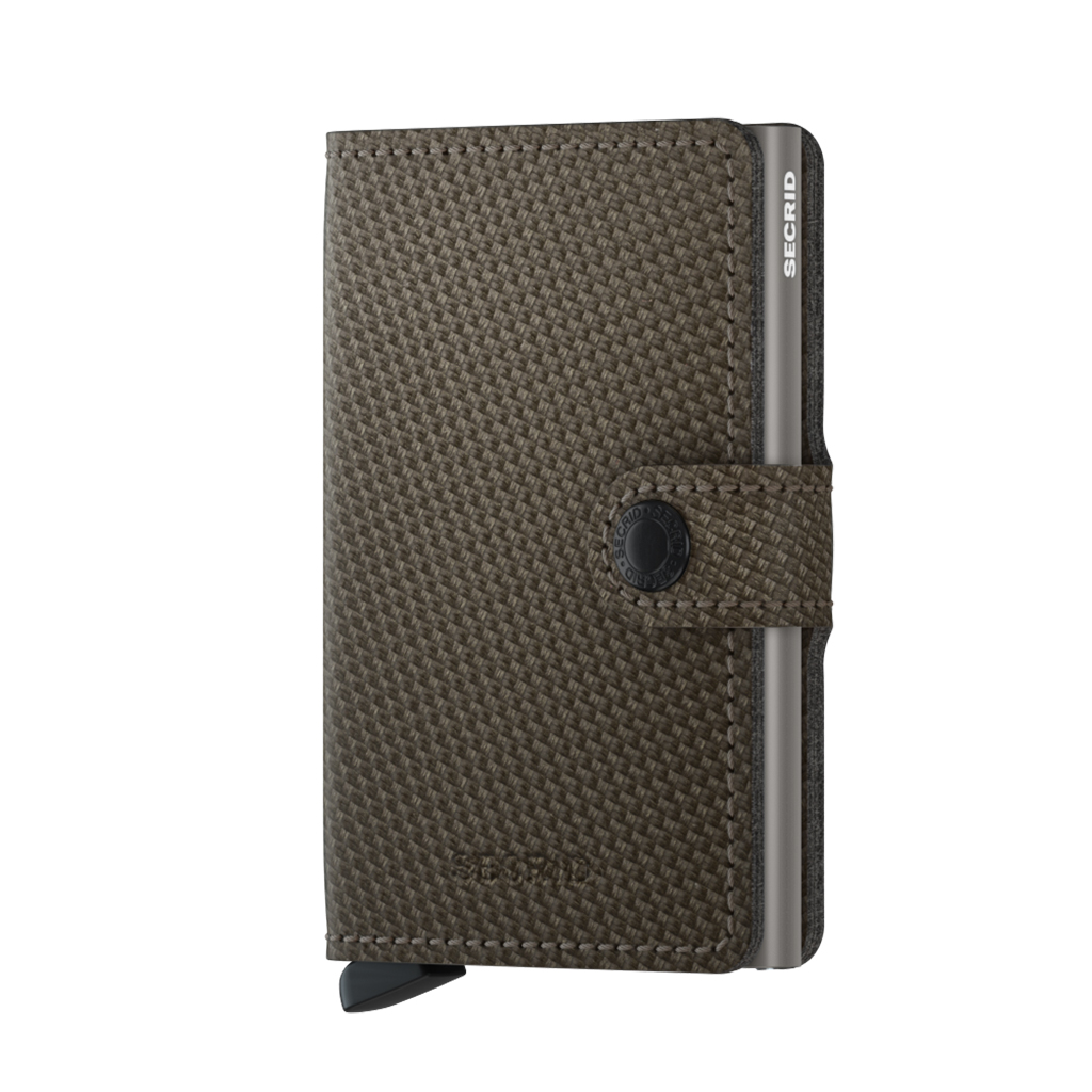 SECRID Miniwallet Carbon Khaki lifestyle