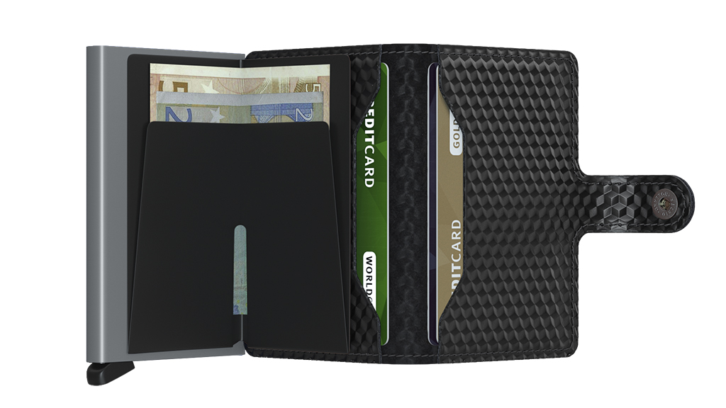 SECRID Miniwallet Cubic Black Titanium lifestyle