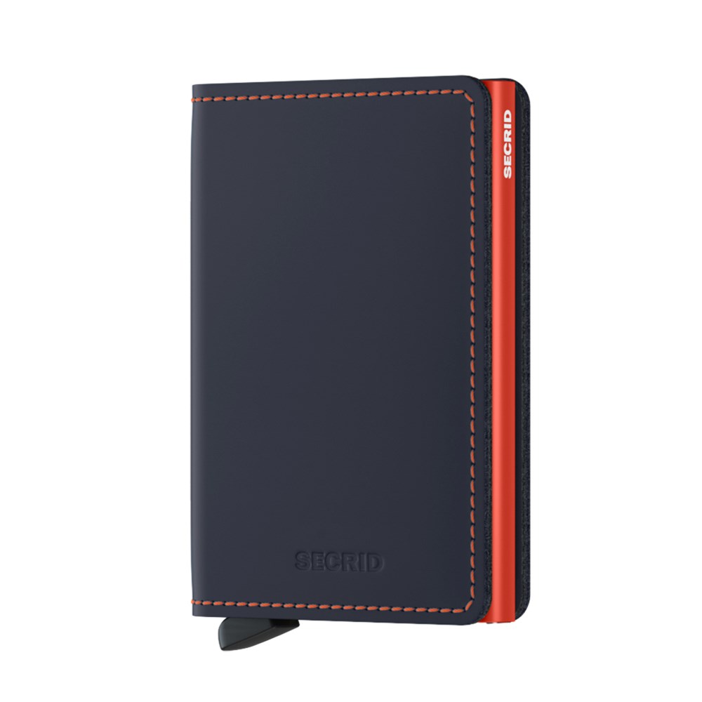 SECRID Slimwallet Matte Nigtblue & Orange