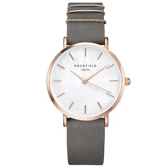 ROSEFIELD THE WEST VILLAGE Elephant Grey Rose Gold