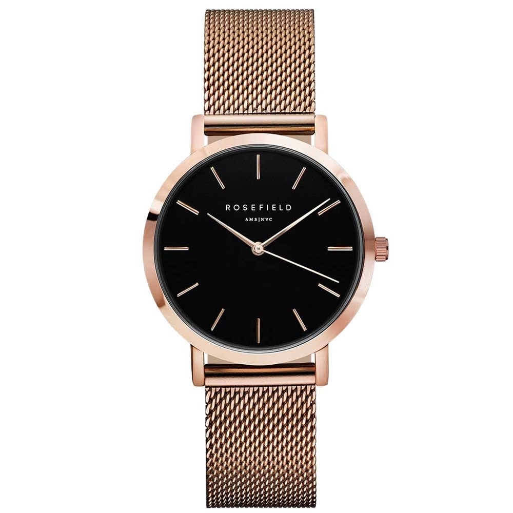 ROSEFIELD THE TRIBECA Black Rose Gold