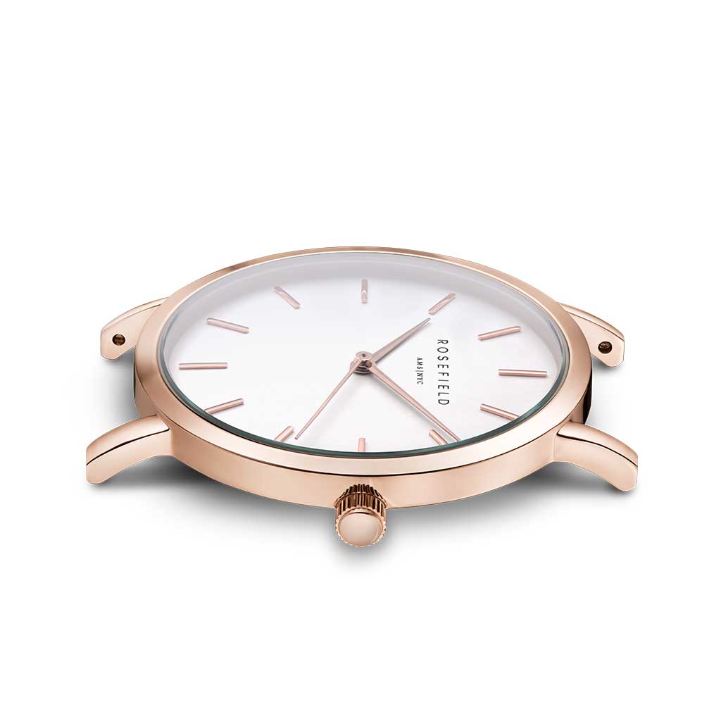 ROSEFIELD THE MERCER White Rose Gold Satovi