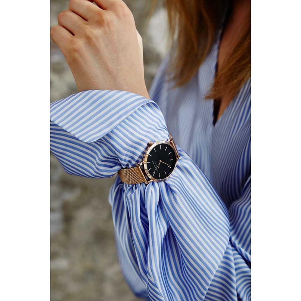 ROSEFIELD THE MERCER Black Rose Gold