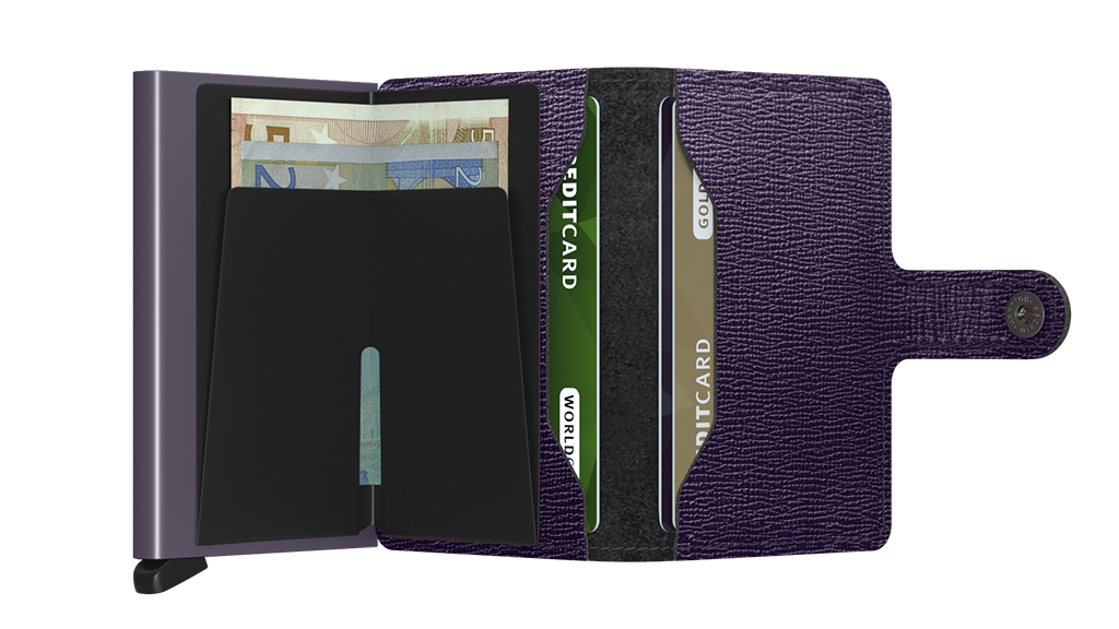 SECRID Miniwallet Crisple Purple lifestyle