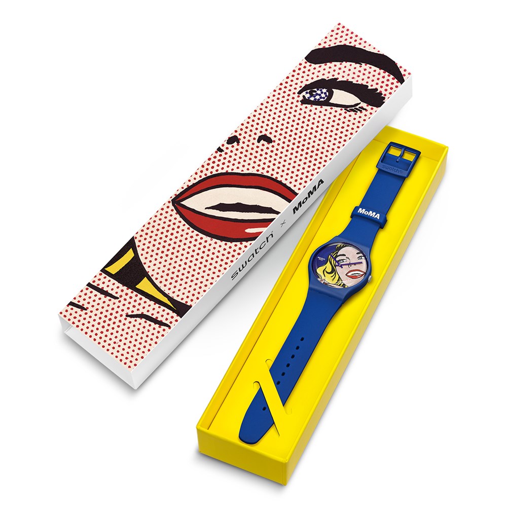 SWATCH GIRL BY ROY LICHTENSTEIN