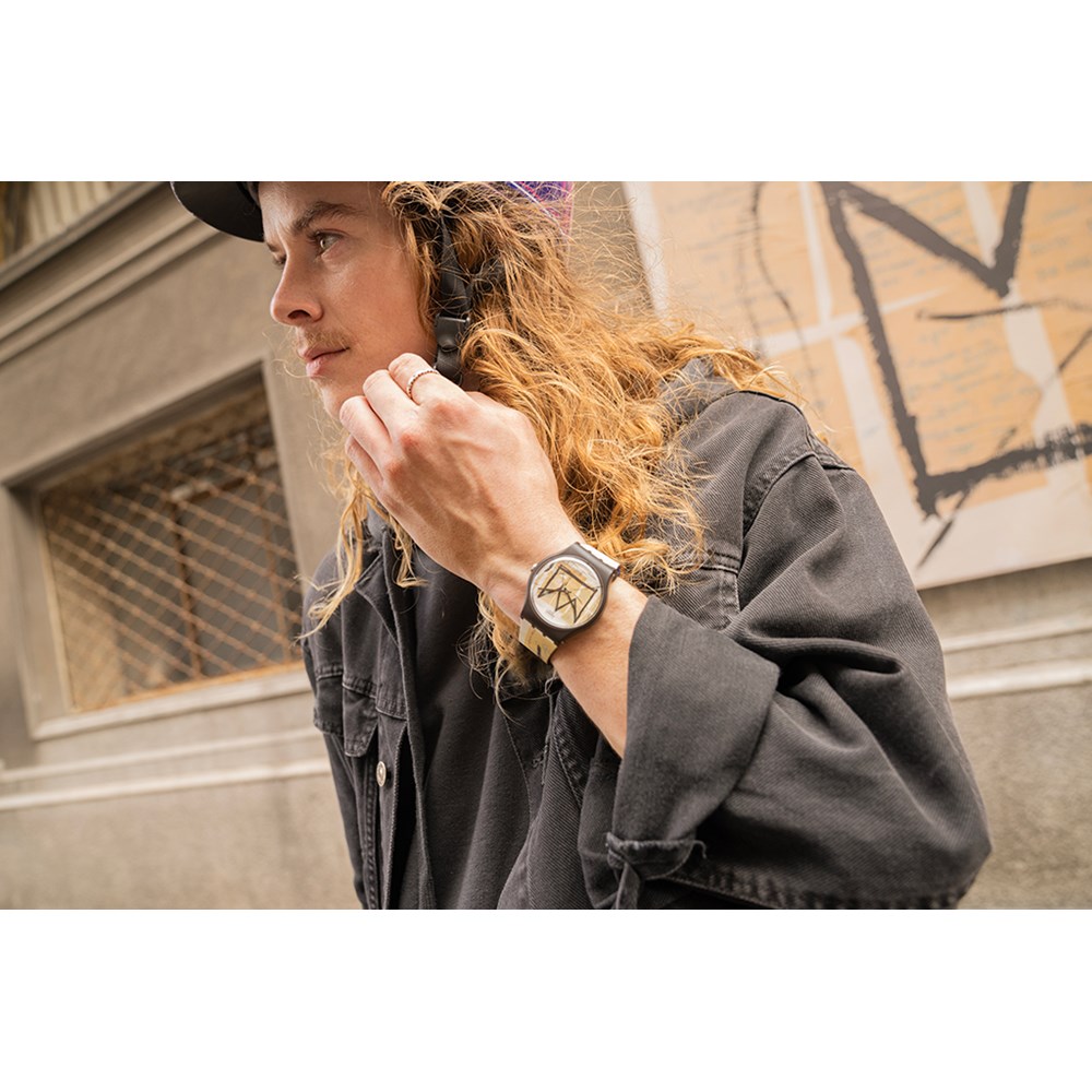 SWATCH UNTITLED BY JEAN-MICHEL BASQUIAT