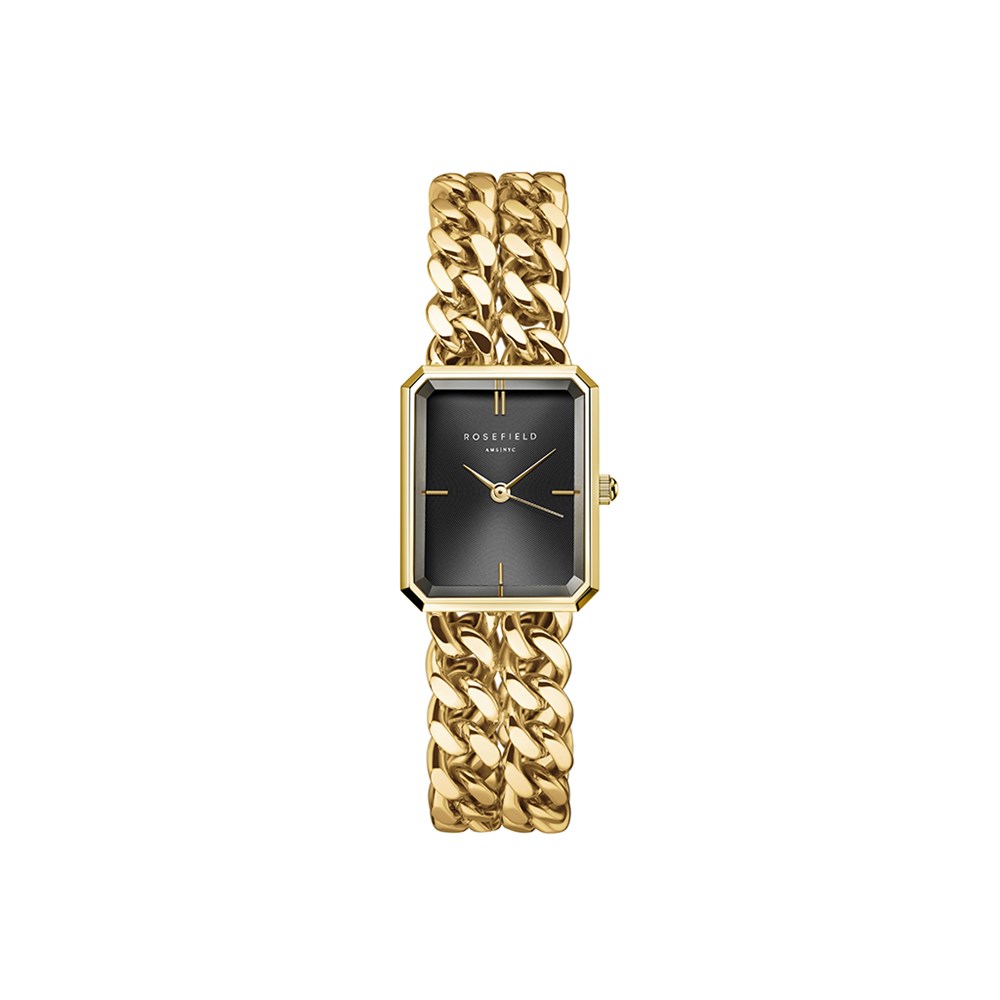 ROSEFIELD Studio Double Chain Black Gold
