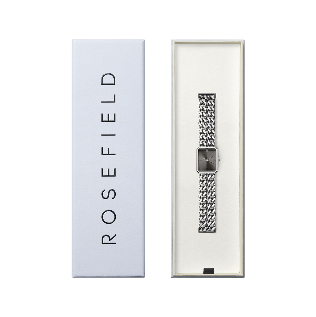 ROSEFIELD Studio Double Chain Silver lifestyle