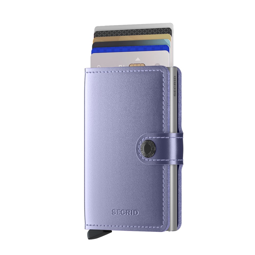 SECRID Miniwallet Metallic Lila