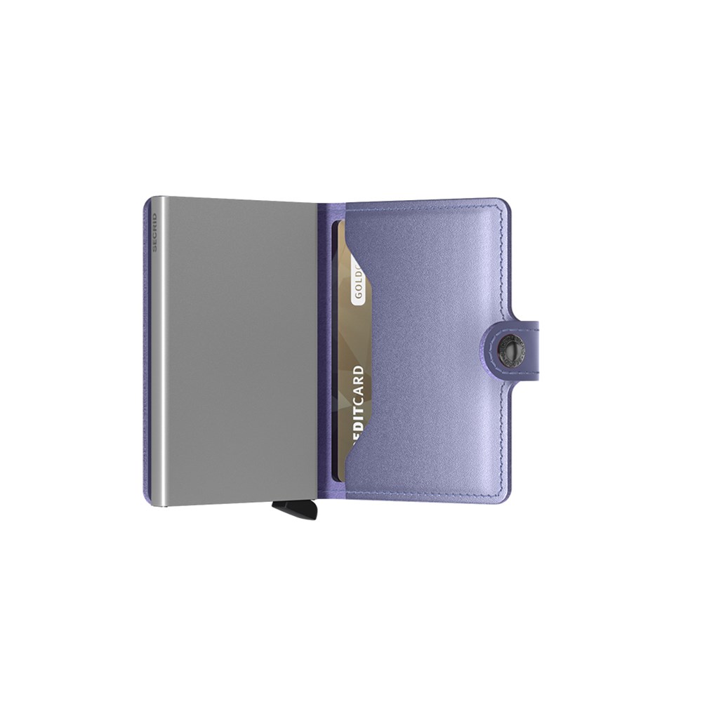 SECRID Miniwallet Metallic Lila