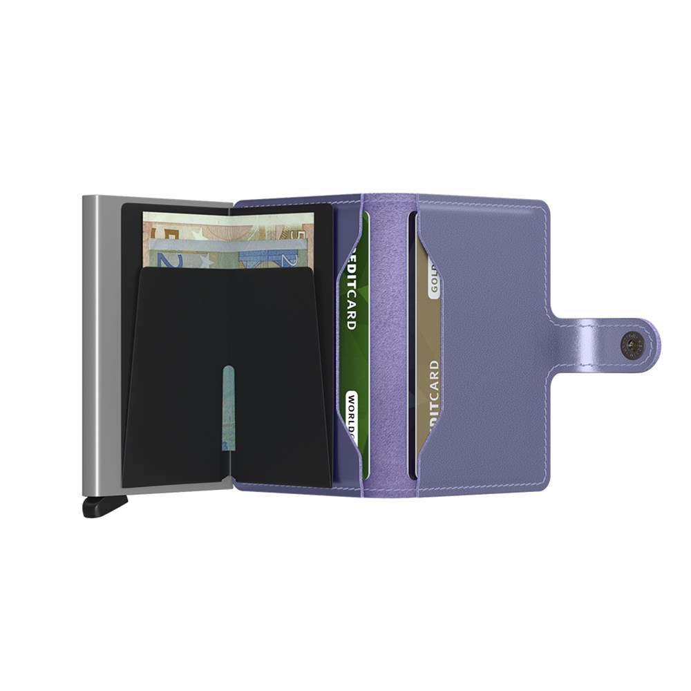 SECRID Miniwallet Metallic Lila