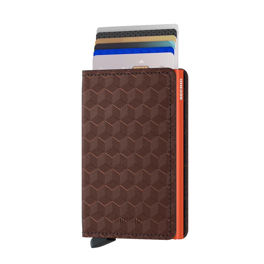SECRID Slimwallet Optical Brown-Orange