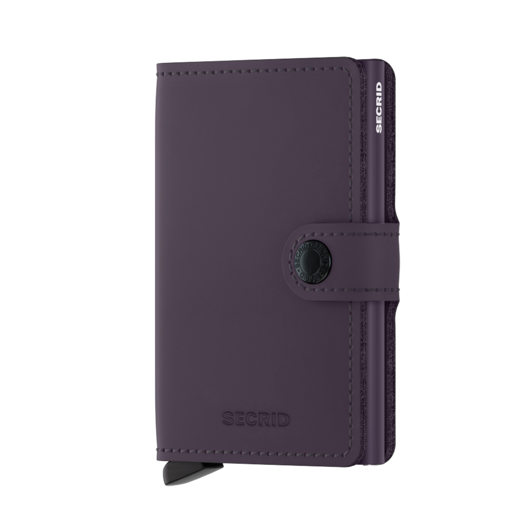 SECRID Miniwallet Matte Dark Purple lifestyle