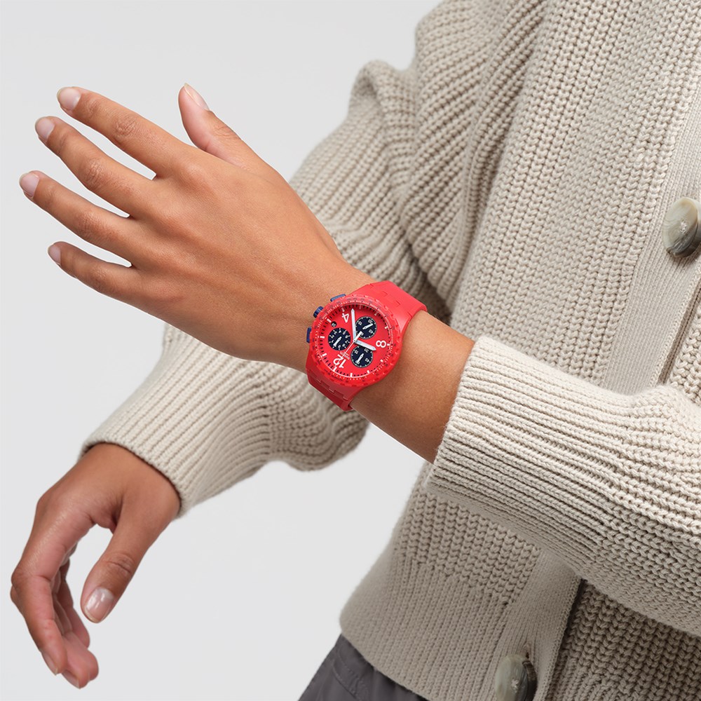 SWATCH PRIMARILY RED