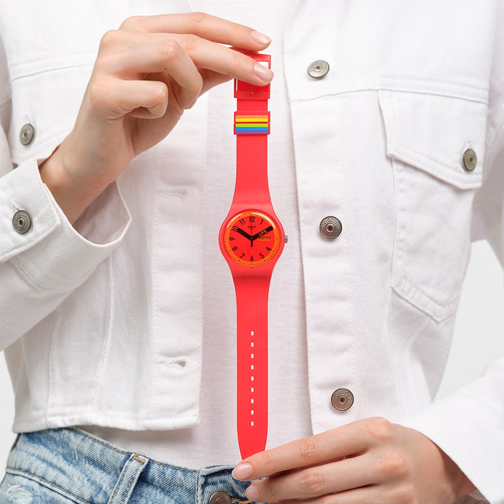 SWATCH PROUDLY RED