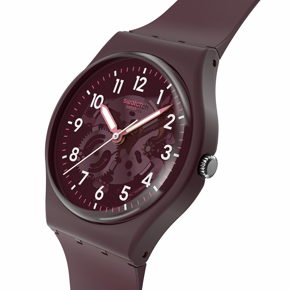 SWATCH THRU THE CROWN GLASS