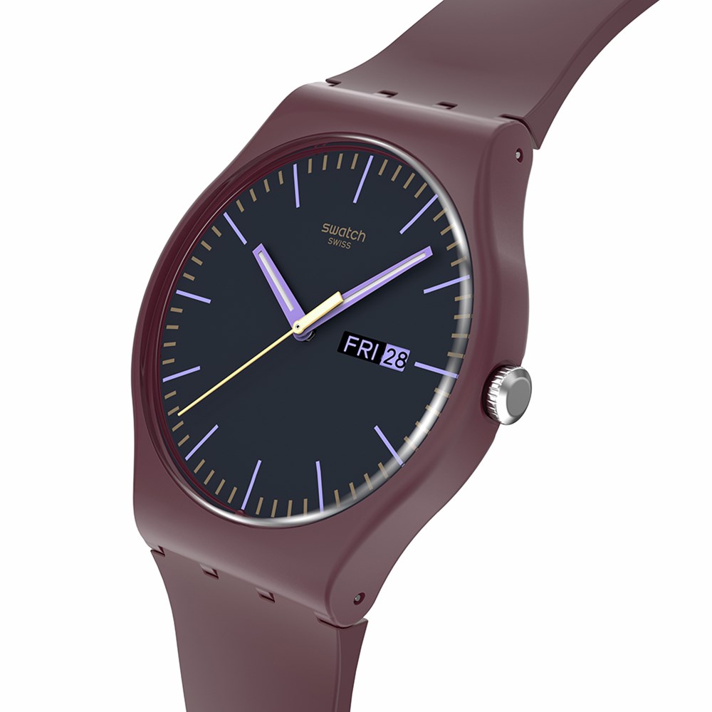 SWATCH BURGUNDY BERRY