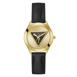 GUESS BLACK GOLD TONE