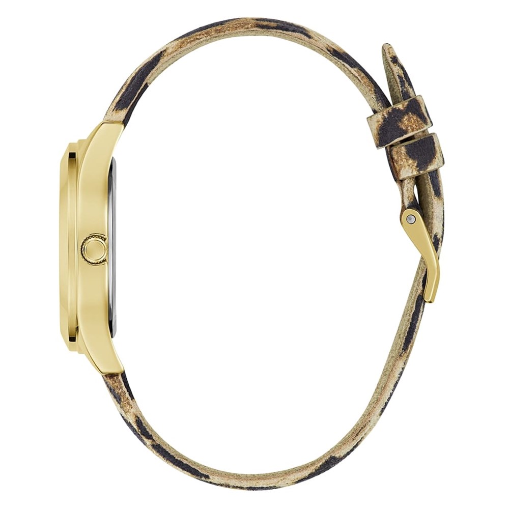 GUESS LEOPARD GOLD TONE