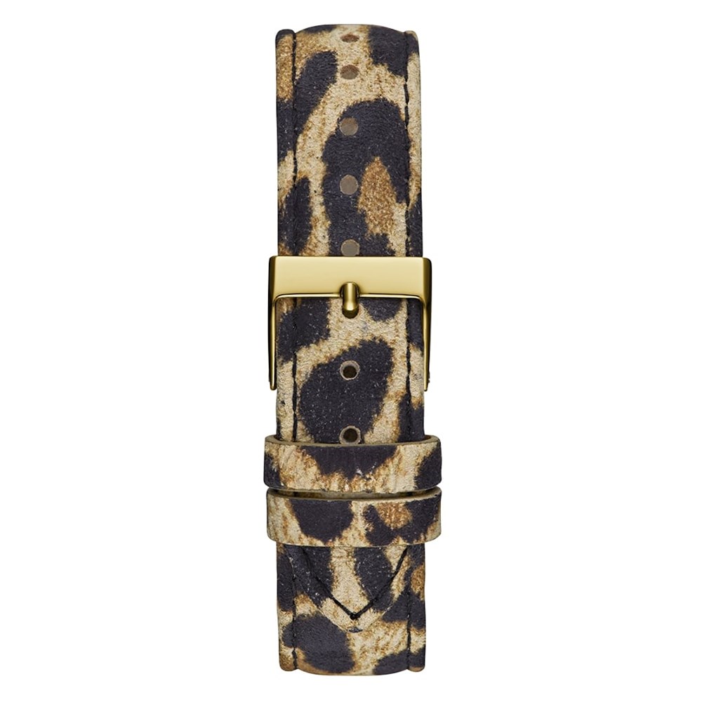 GUESS LEOPARD GOLD TONE
