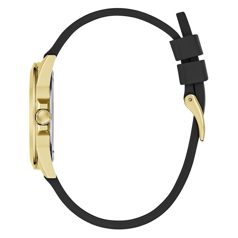 GUESS BLACK GOLD TONE