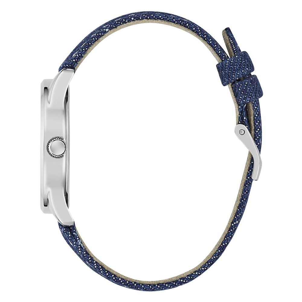 GUESS BLUE SILVER TONE 