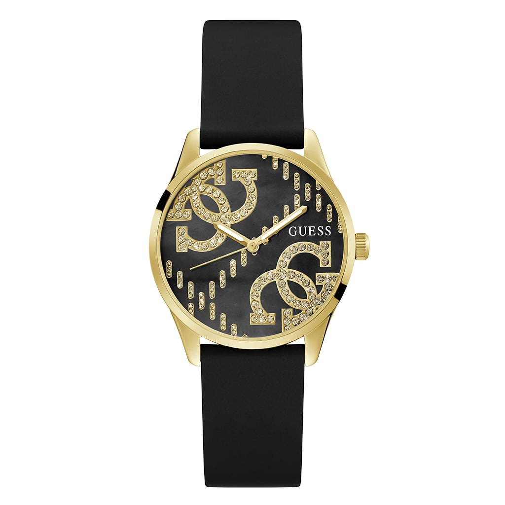 GUESS BLACK GOLD TONE lifestyle