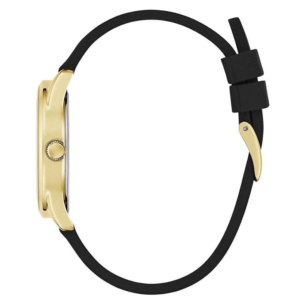 GUESS BLACK GOLD TONE