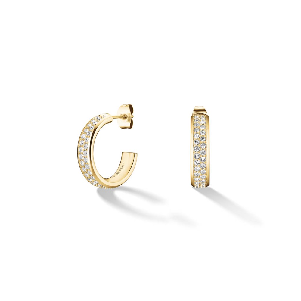 ROSEFIELD Crystal Hoops